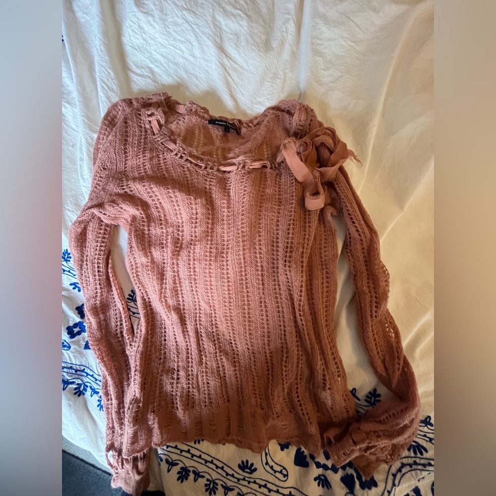 Nanette Lepore Sweater Rose S Small